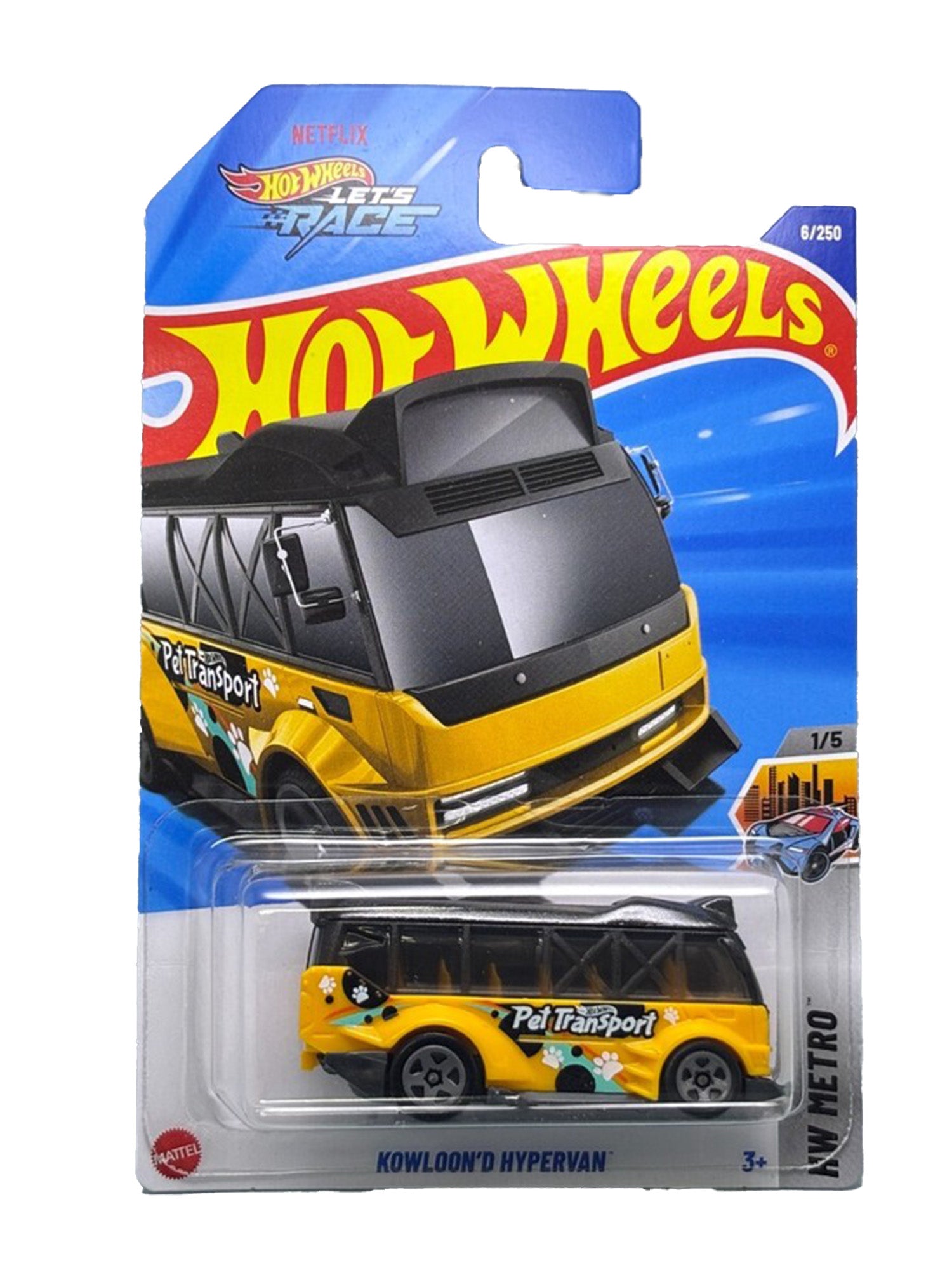 kidonex Hot Wheels Mainline - J Case - Hi-Roller - HW Rod Squad- Long Card