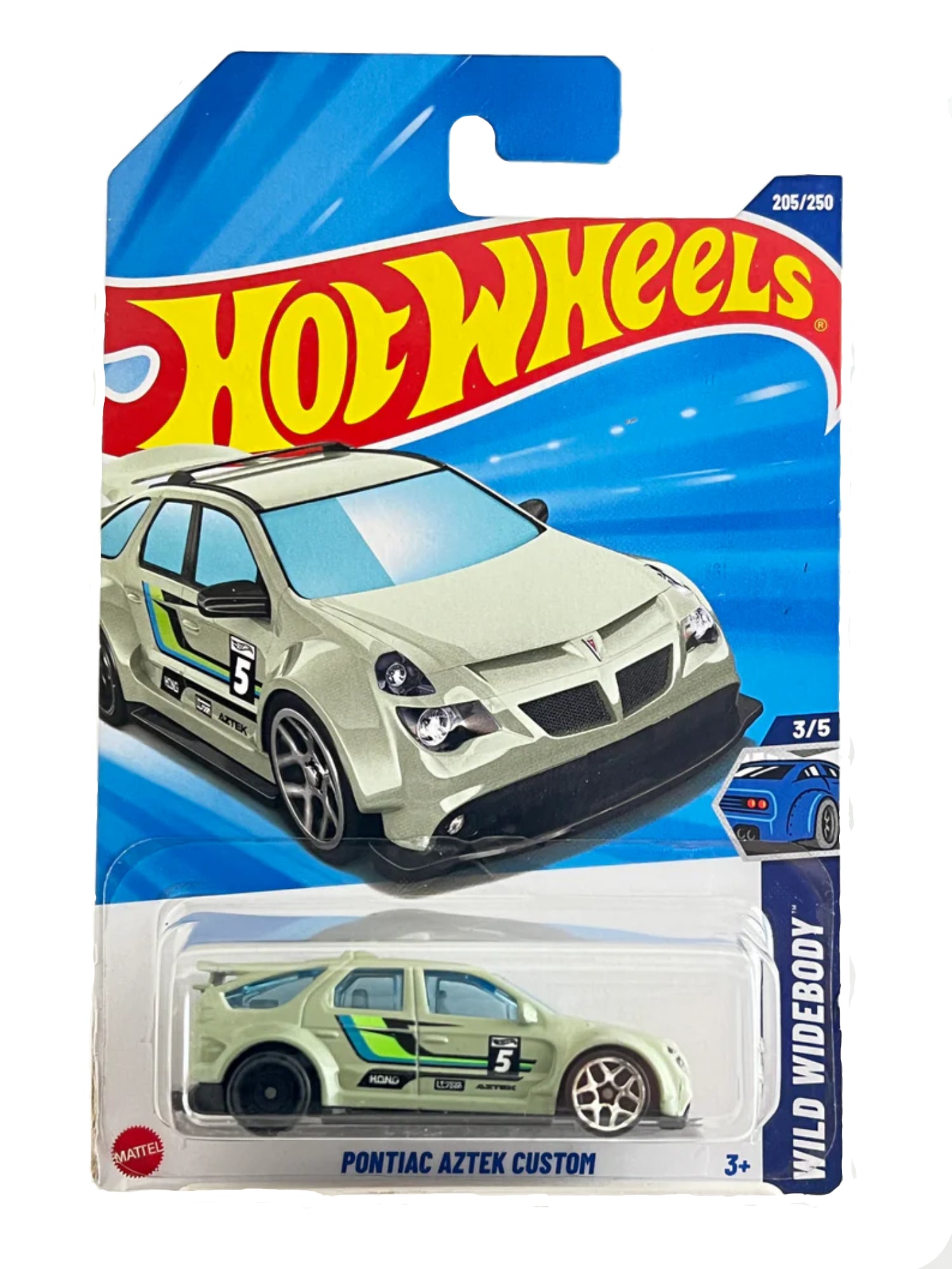 kidonex Hot Wheels Pontiac Aztek Custom –  Wild Widebody Series 3/5 – Matte Green