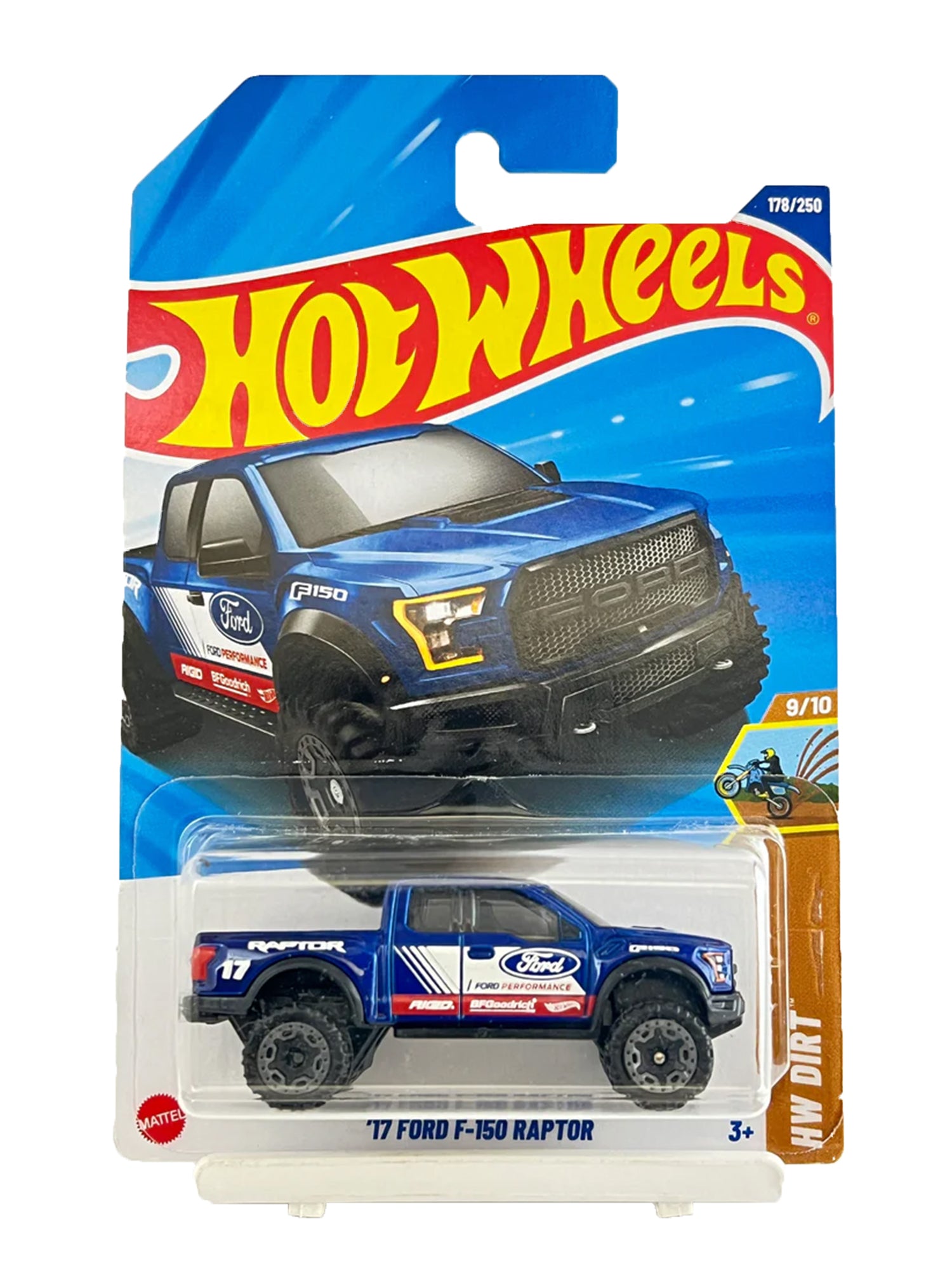 kidonex Hot Wheels HW Dirt '17 Ford F-150 Raptor Die-Cast Truck