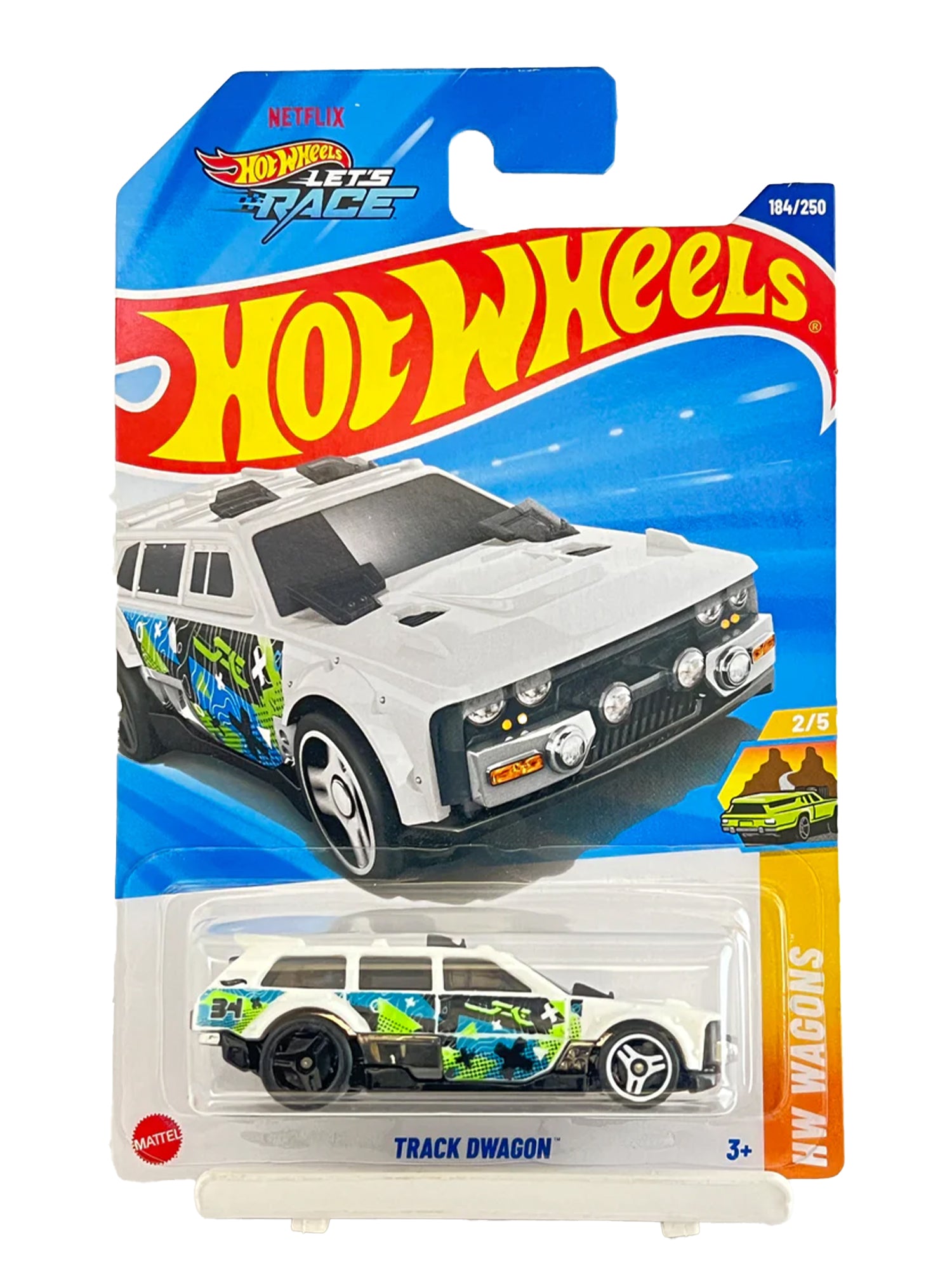 kidonex Hot Wheels Netflix 'Hot Wheels Race' HW Wagons Track Dwagon Die-Cast Car