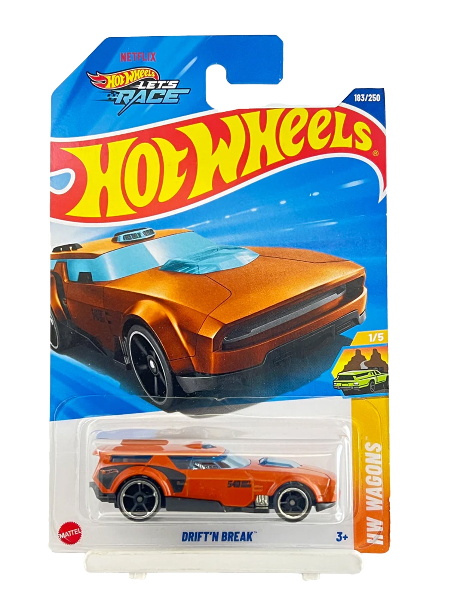 kidonex Hot Wheels Netflix 'Hot Wheels Race' HW Wagons Drift'n Break Die-Cast Car
