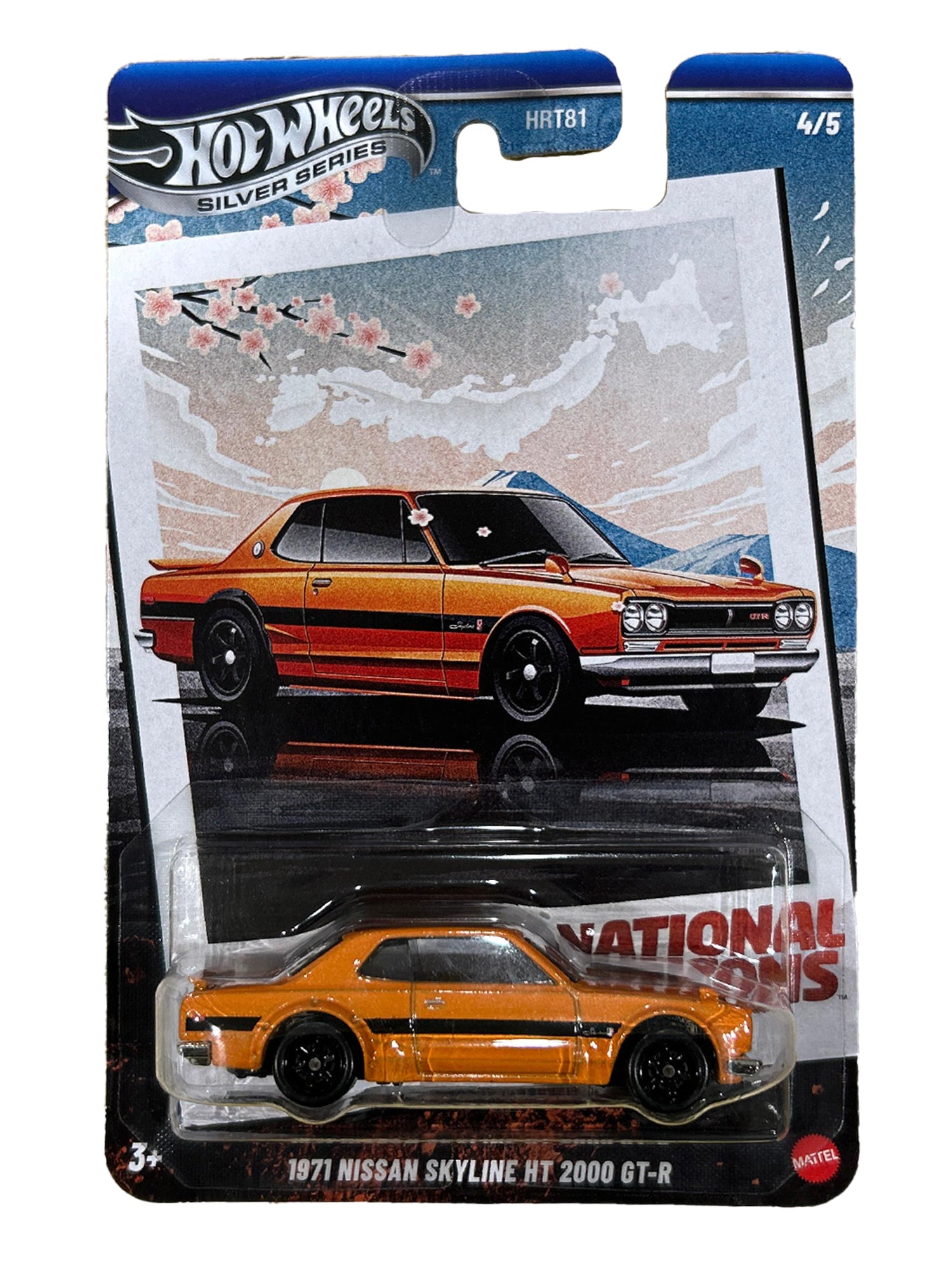 kidonex Hot Wheels Silver Series - 1971 Nissan Skyline HT 2000 GT-R (4/5) Die-Cast Car

