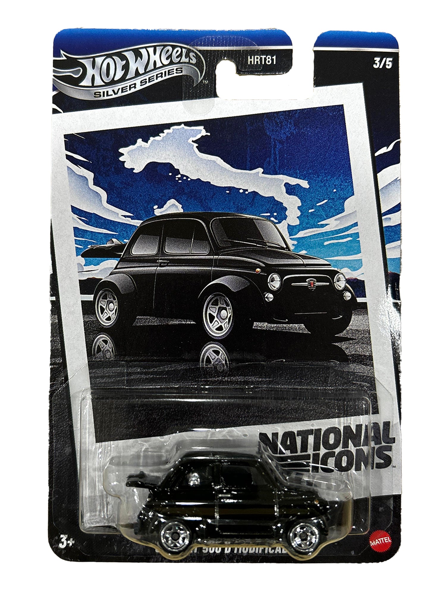kidonex Hot Wheels Silver Series - Fiat 500 D Modificado (3/5) Die-Cast Car