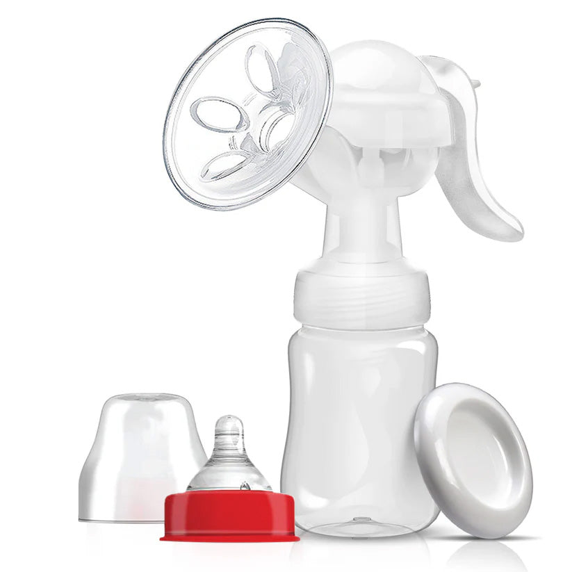 kidonex Manual Breast Pump with Feeding Bottle & Accessories