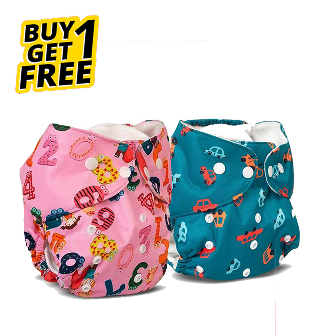 Reusable Cloth Diaper for Babies – Cute Printed Designs