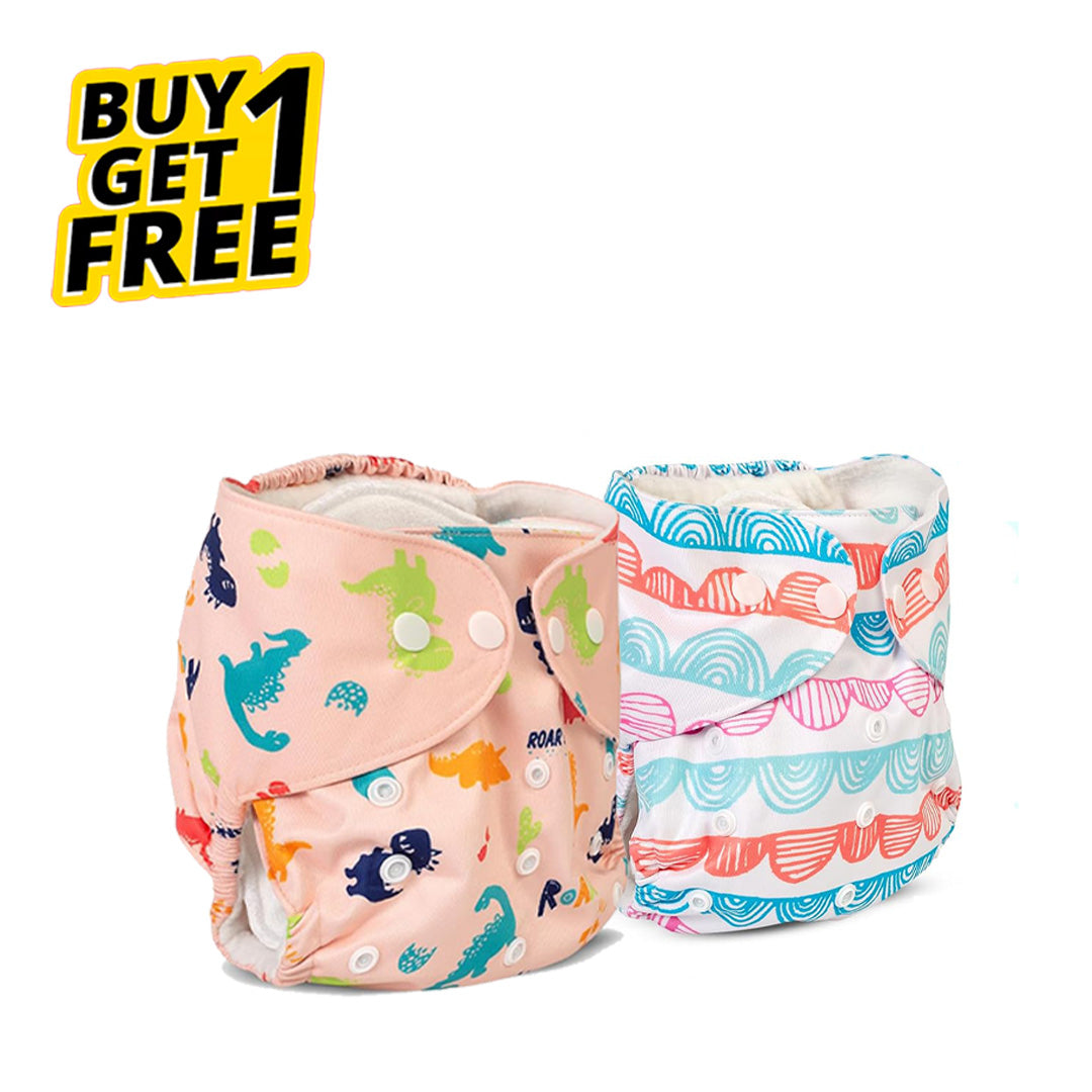 Reusable Cloth Diaper for Babies – Cute Printed Designs
