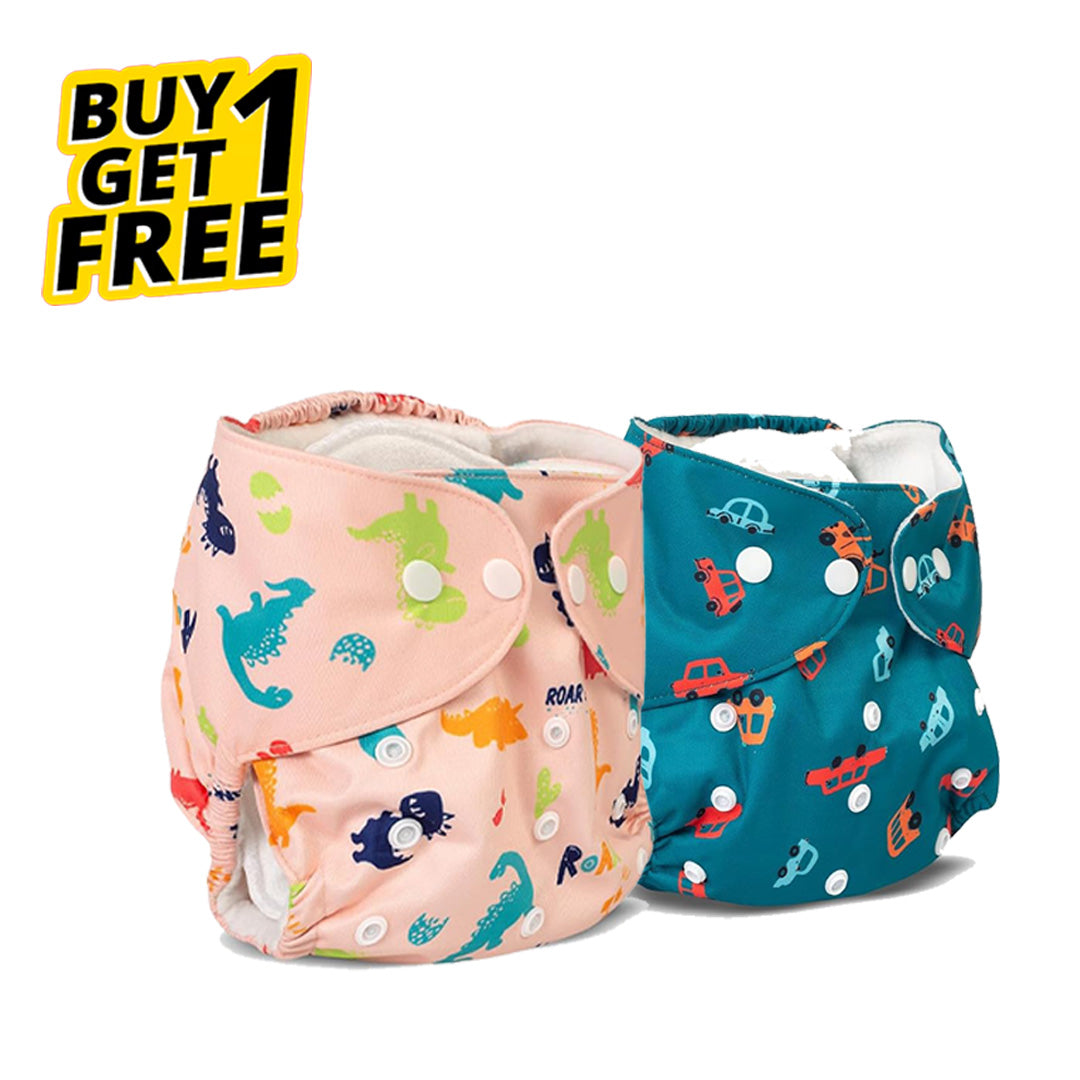 Reusable Cloth Diaper for Babies – Cute Printed Designs