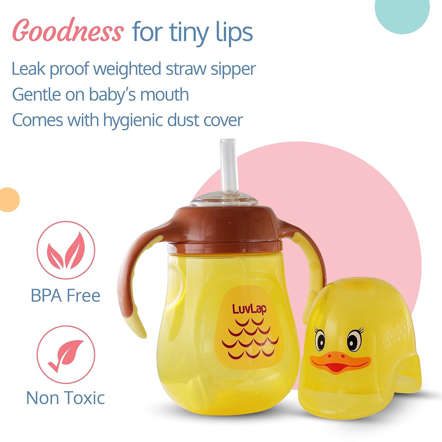 kidonex Character Sipper Bottle with Weighted Straw 