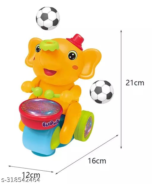 Elephant Toy with Levitation Ball – Kids Toy  LED Lights, Bump & Go Toy  Battery Operated Toys Electric Walking Toys