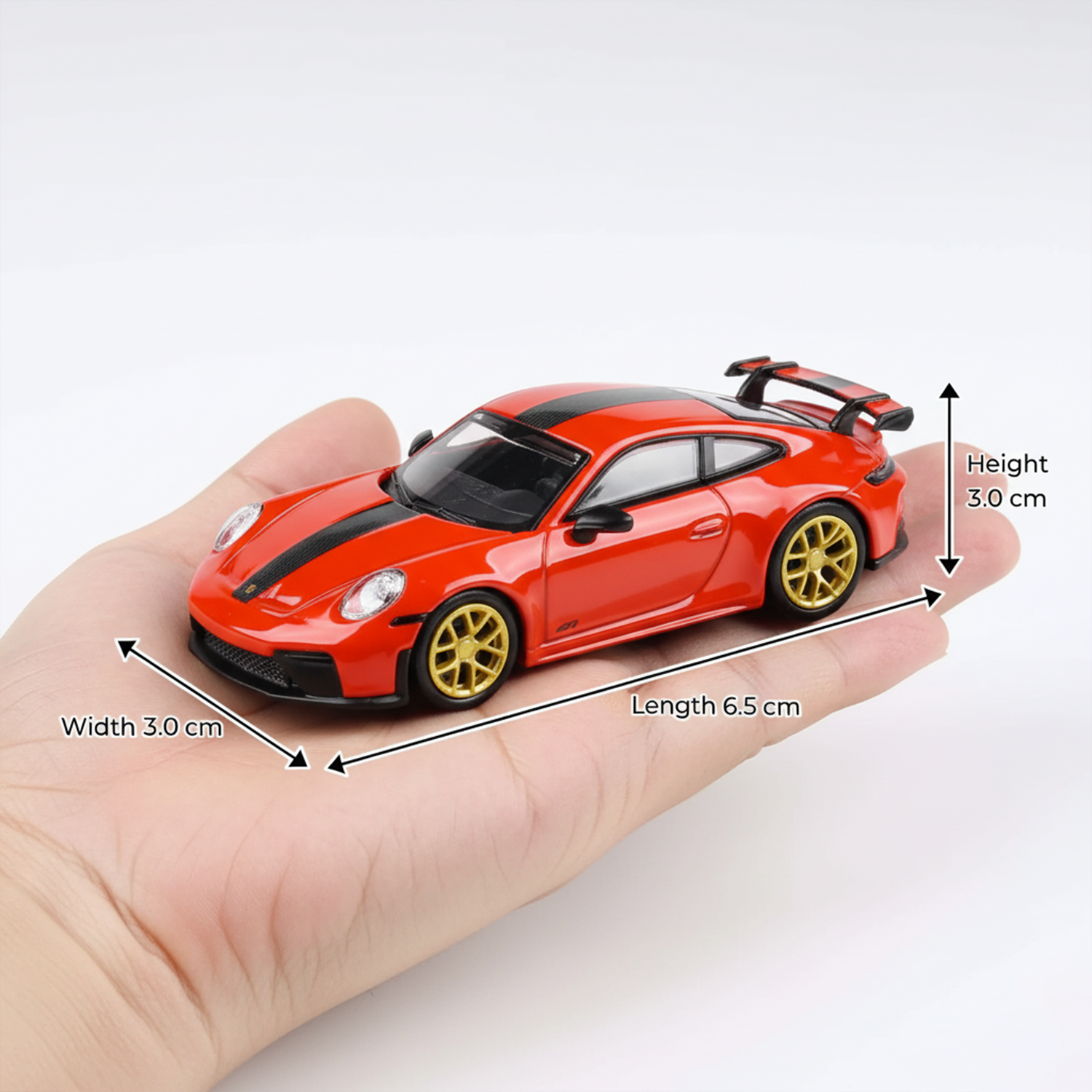 Porsche 911 GT3 (992.2) Guards Red 2025 1:64