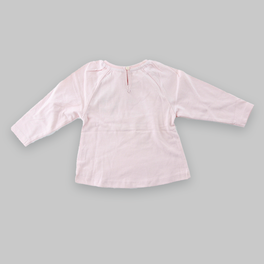 Cotton Daily Wear Full Sleeve T-shirt for Baby Girls