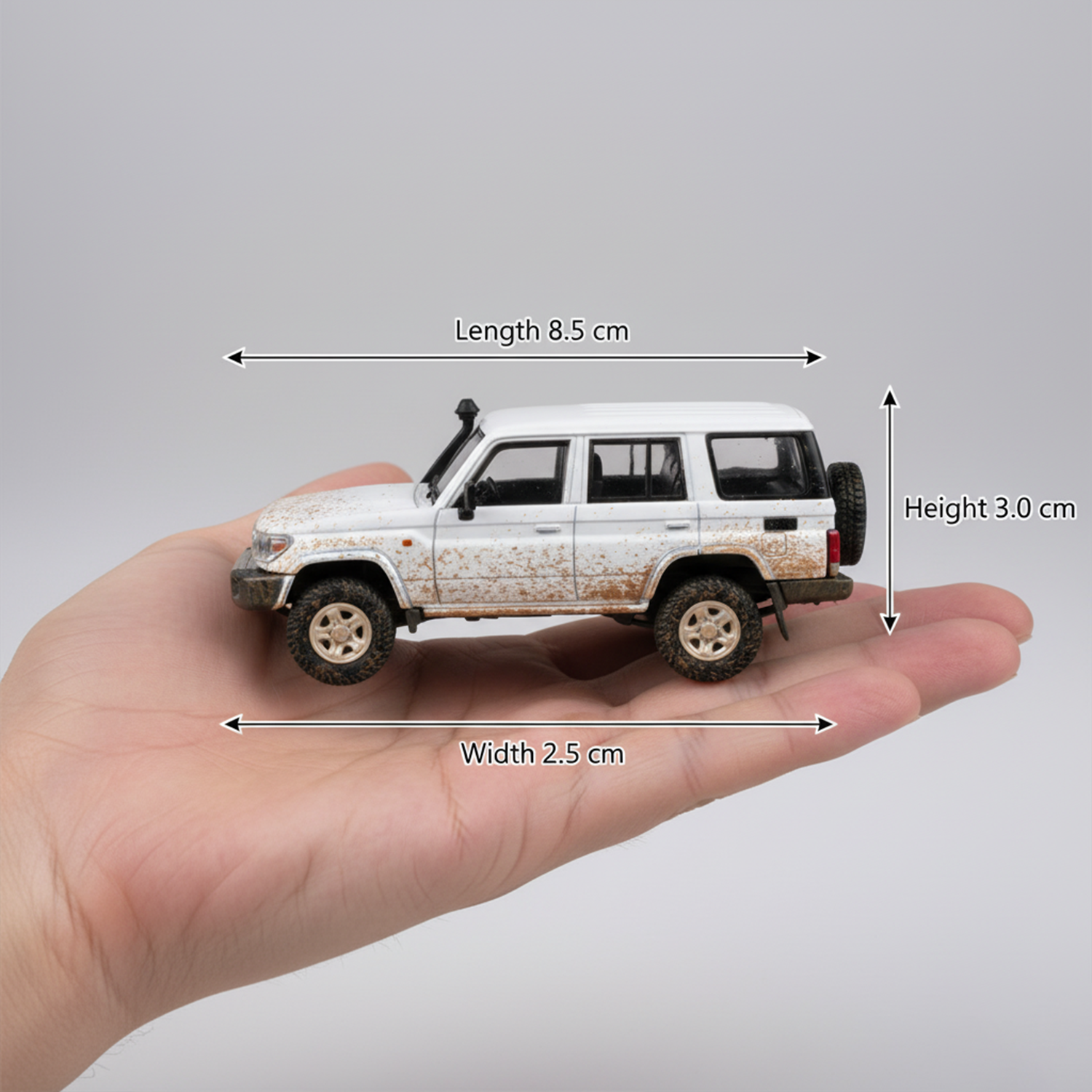 Toyota 2014 Land Cruiser 76 Off Road Effect Scale 1:64