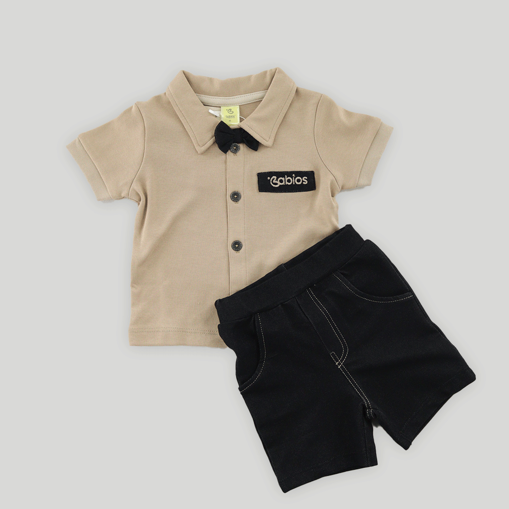 Half T-shirt and Shorts Set for Baby Boys 100% pure cotton