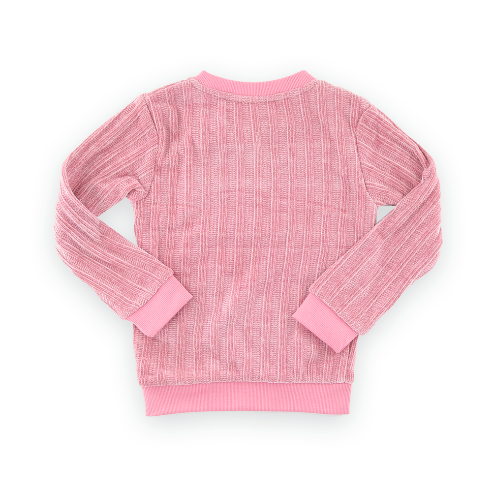 Yarn Plush Sweater For Girls