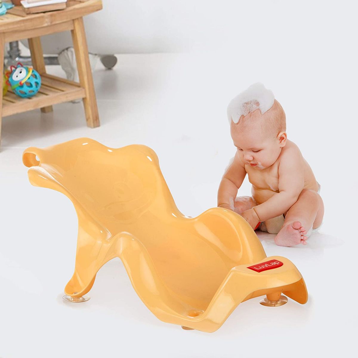 LuvLap Baby Bath Chair - Yellow
