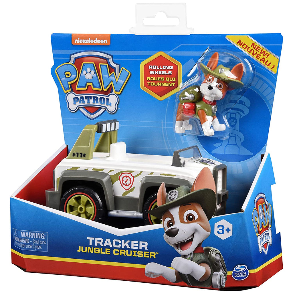 Paw Patrol, Tracker's Jungle Cruiser Vehicle With Collectible