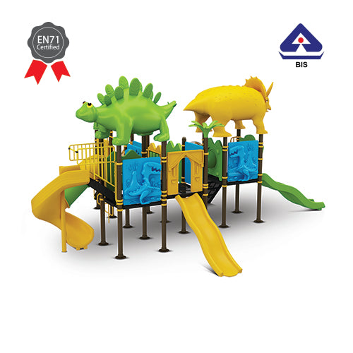 Beast Dinosaur Multipurpose Slider_ Outdoor Slider _ Kids Fun Park _Kids Game