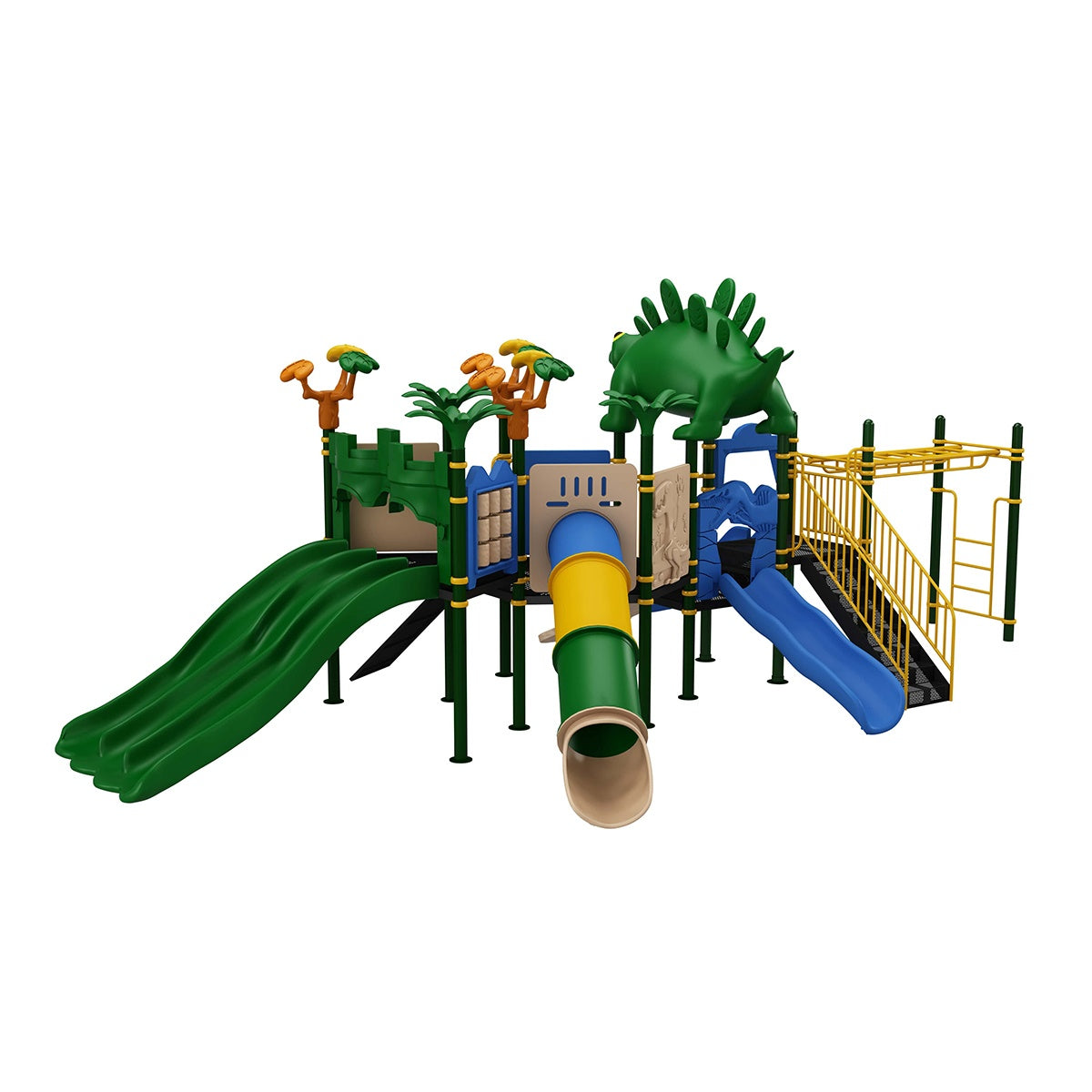 Brute Dinosaur Multipurpose Slider_ Outdoor Slider _ Kids Fun Park _Kids Game