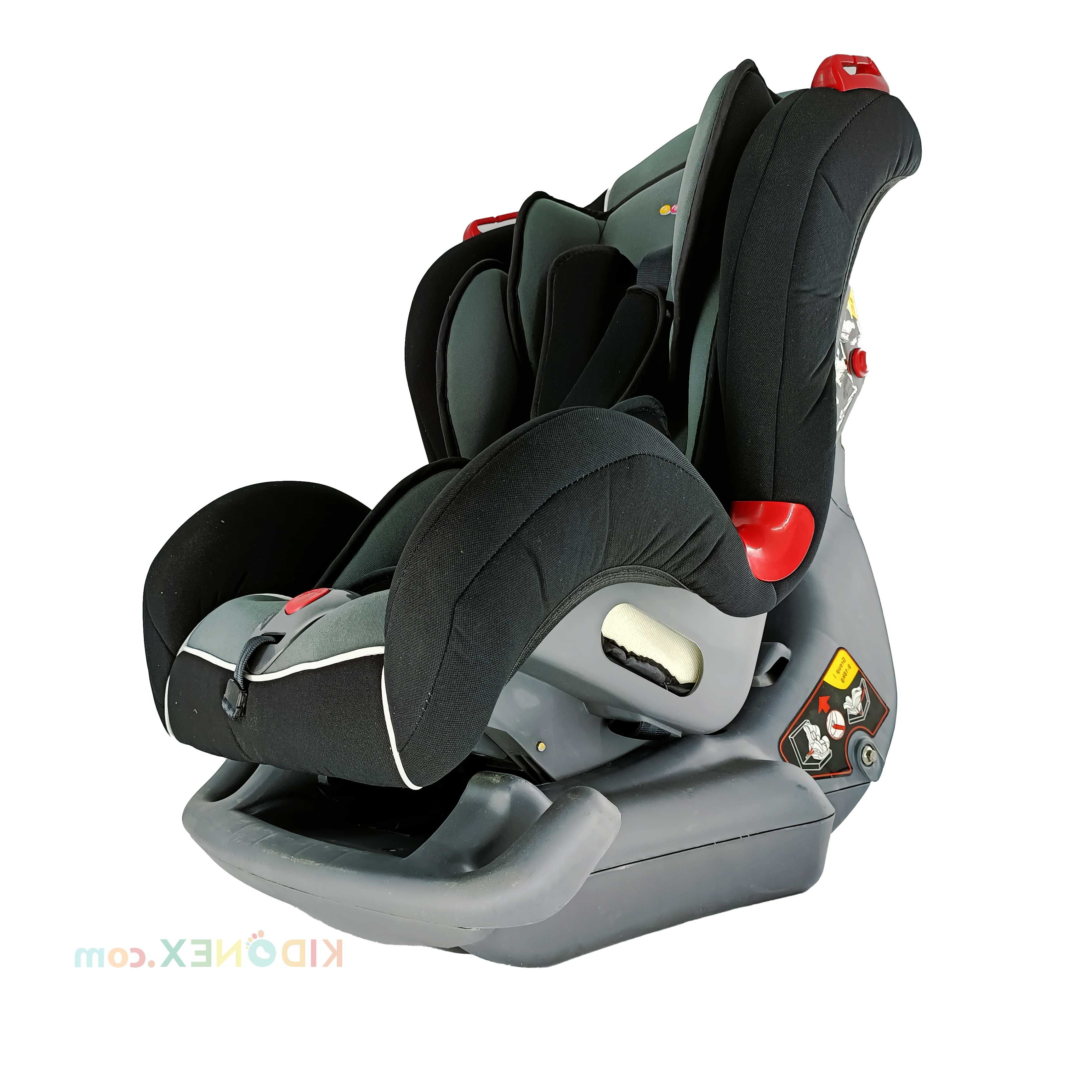 Car Seat for Kids of 0 to 5 Years Age (Black & Grey)