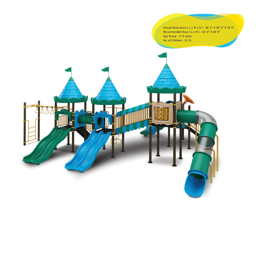 ALCAZAR  Play Ground Equipment | Outdoor Playground Provider | Creative Play Equipment | Kids Outdoor Playground |
