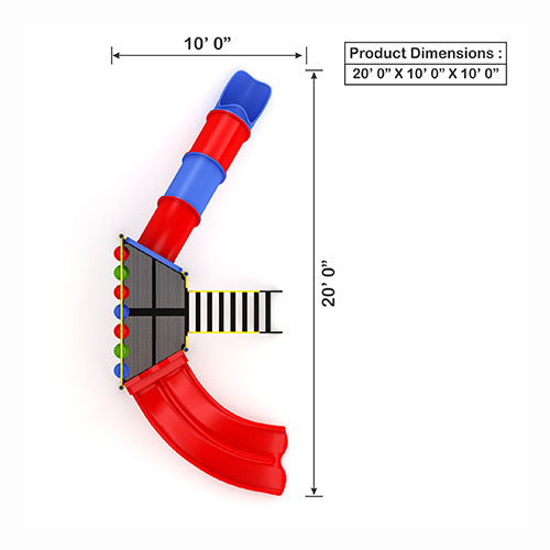 FUN STATION ECONOMY MODEL – 14  Multipurpose Slider_ Outdoor Slider _ Kids Fun Park _Kids Game