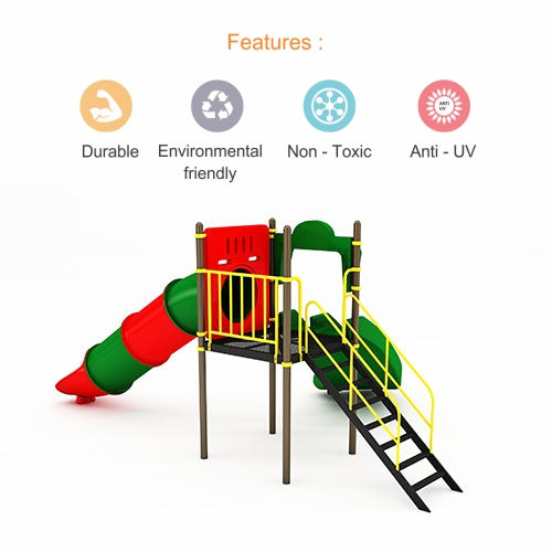 FUNSTATION ECONOMY MODEL – 4  Multipurpose Slider_ Outdoor Slider _ Kids Fun Park _Kids Game