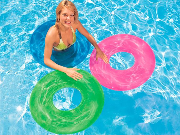 Swimming Stuff for Kids (Baby Floats ) Inflatable Swimming Safety Tube   Intex Giant Tire Inflatable Floating Swimming Tube